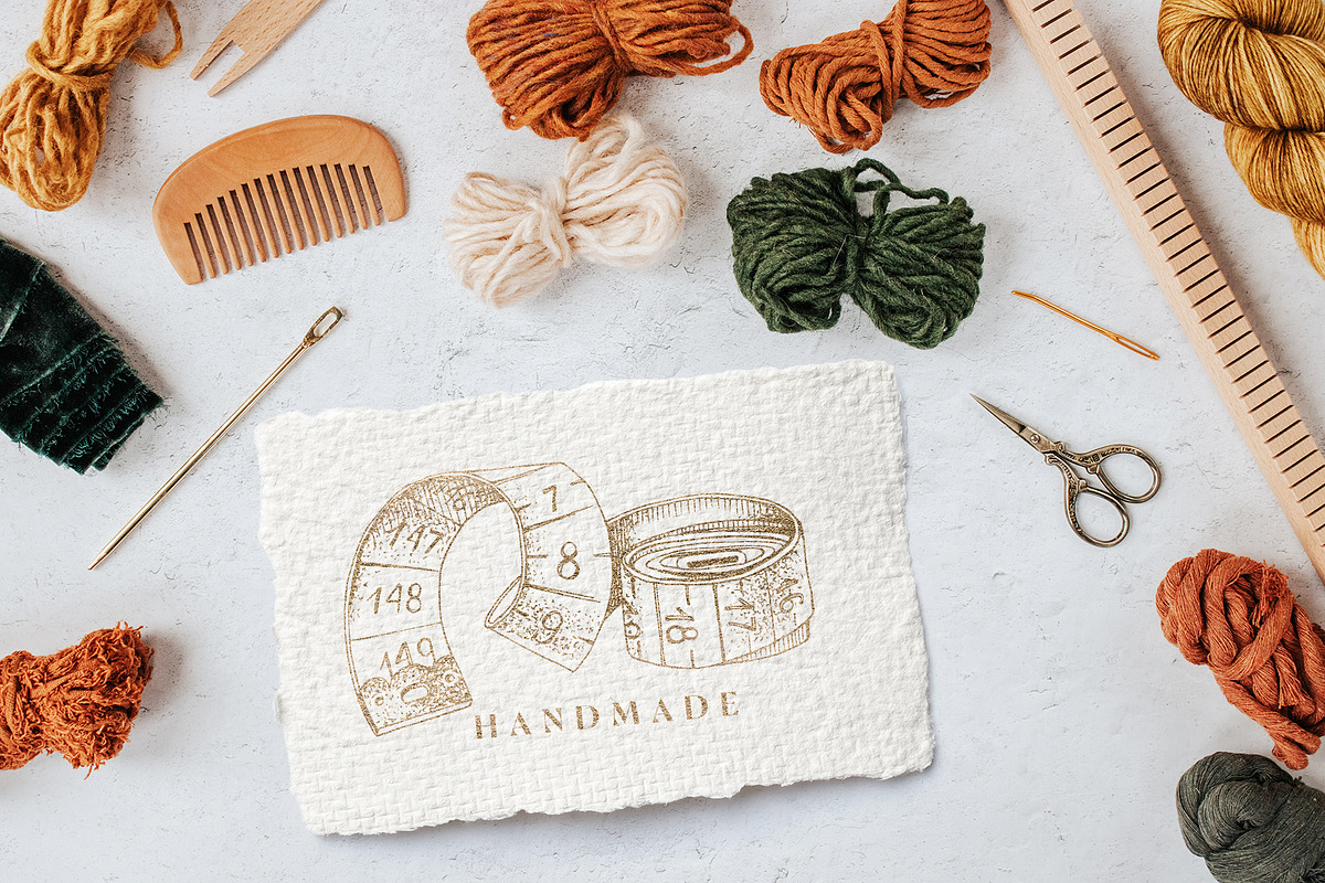 Sewing and other handcrafts, an Illustration by handsketched (Photo 8 of 9)