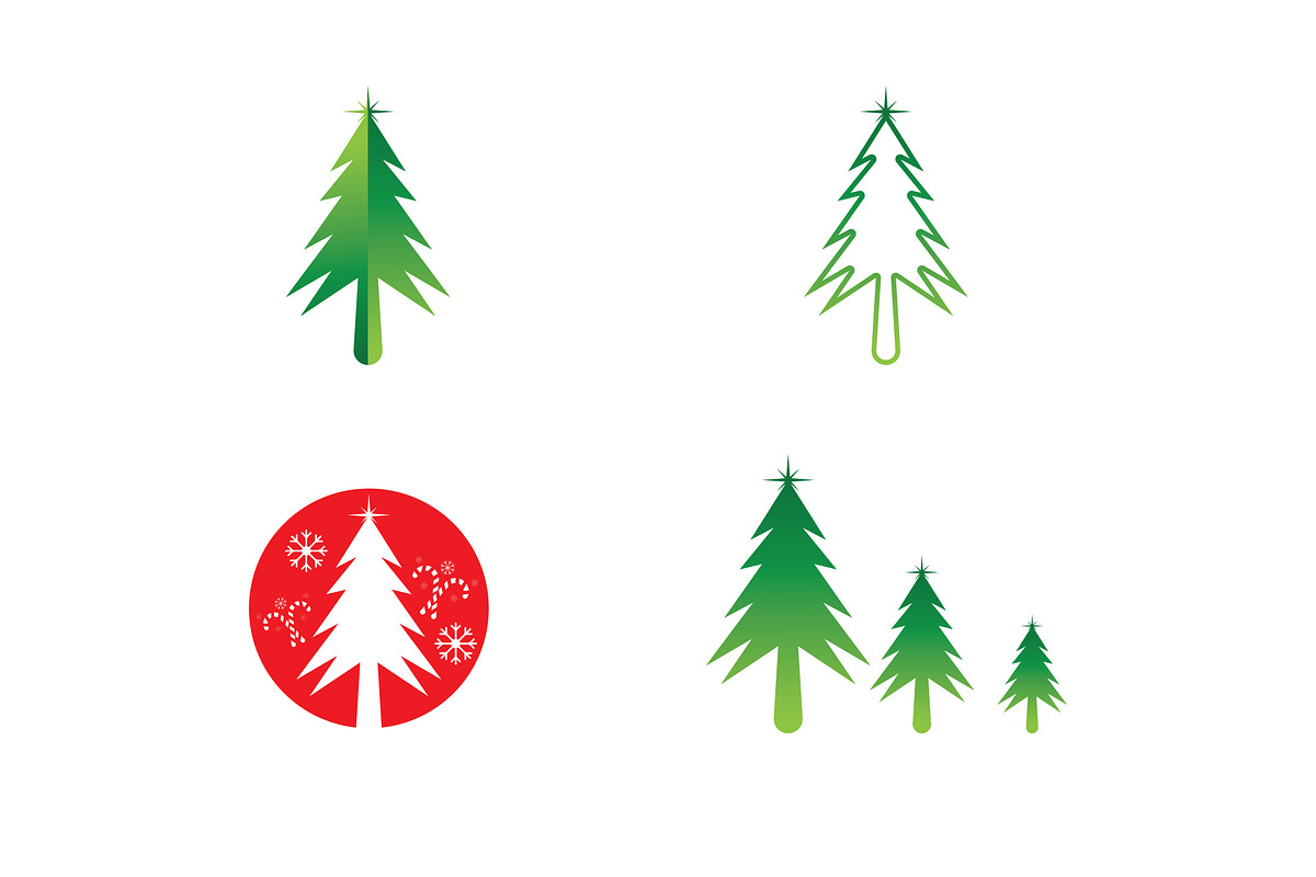 Christmas tree vector and symbol tem, a Graphic by LOGOCREATIVE