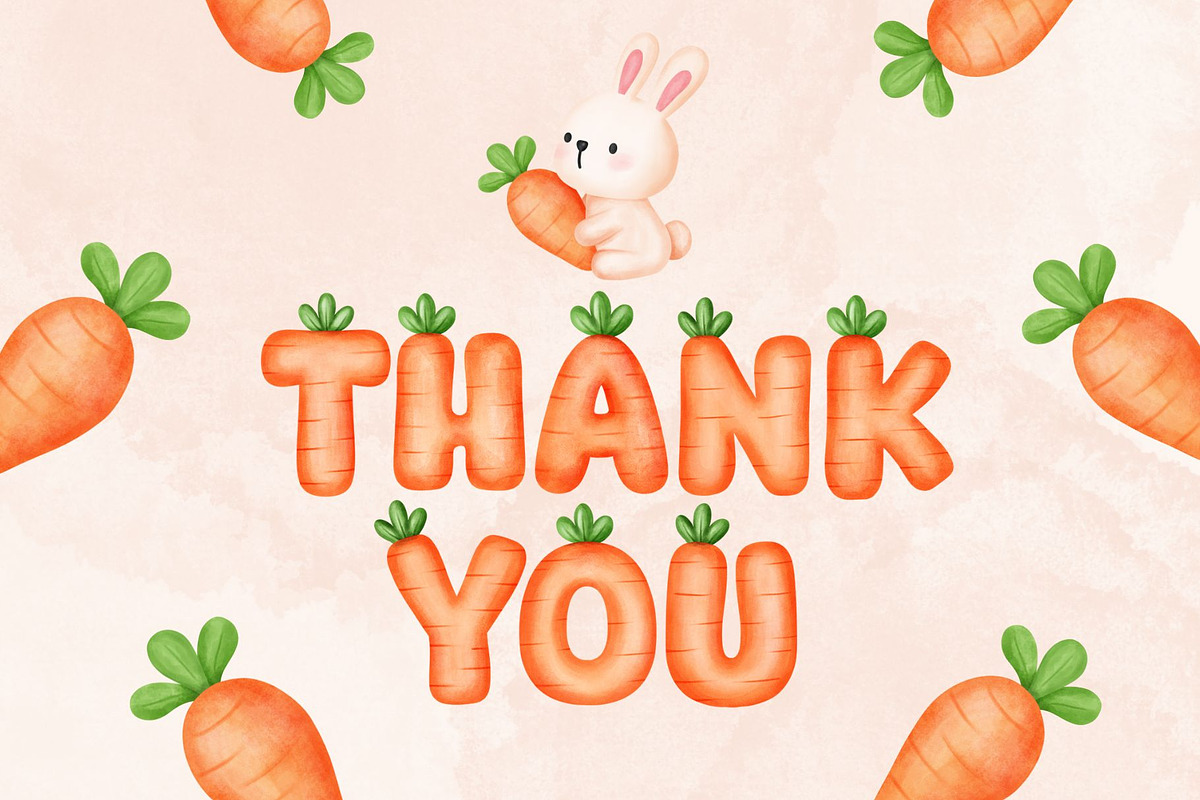 PNG File of Carrot Alphabet Collecti, an Illustration by Fox7 By Rattana (Photo 5 of 5)