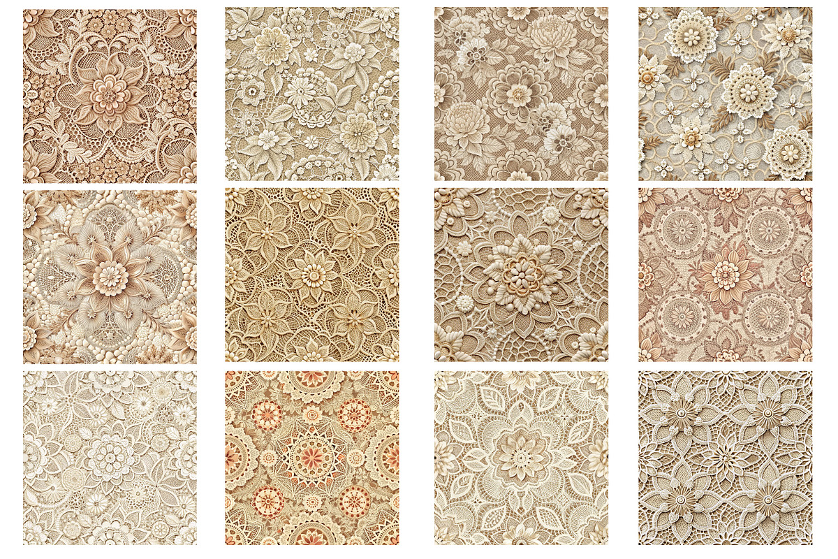 Beige Crochet Fashion Fiber Texture, a Pattern Graphic by Sublimation Store