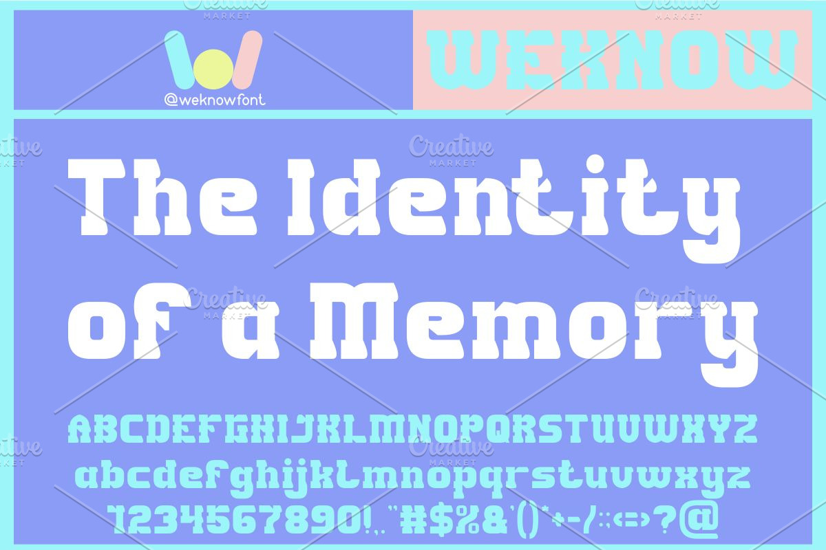 Dream Walkers font, a Slab Serif Font by weknow (Photo 2 of 8)