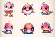 Sea Animals Clipart Bundle, an Illustration by Digital Artistic99 (Thumbnail 3 of 11)