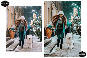 12 Happy Xmas Photoshop Actions