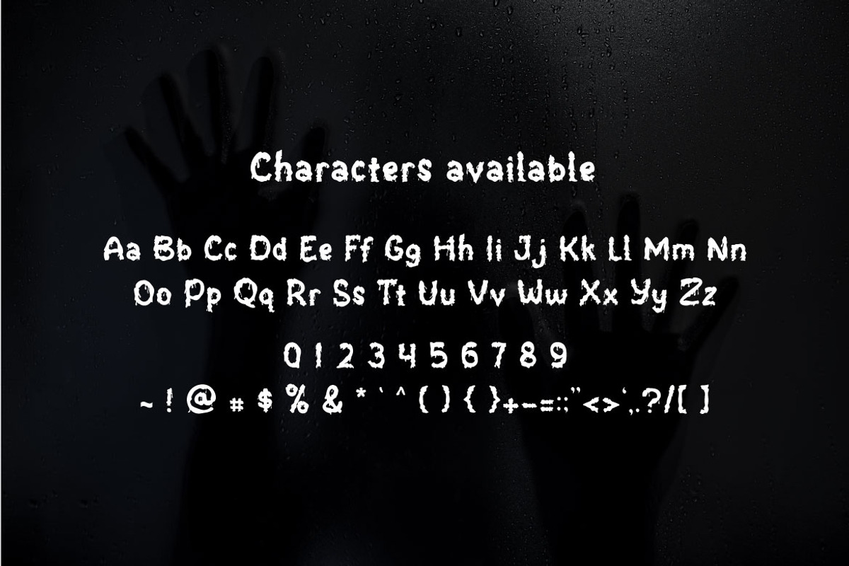 Gost Farm - Halloween Font, a Sans Serif Font by Mightyfire (Photo 2 of 3)