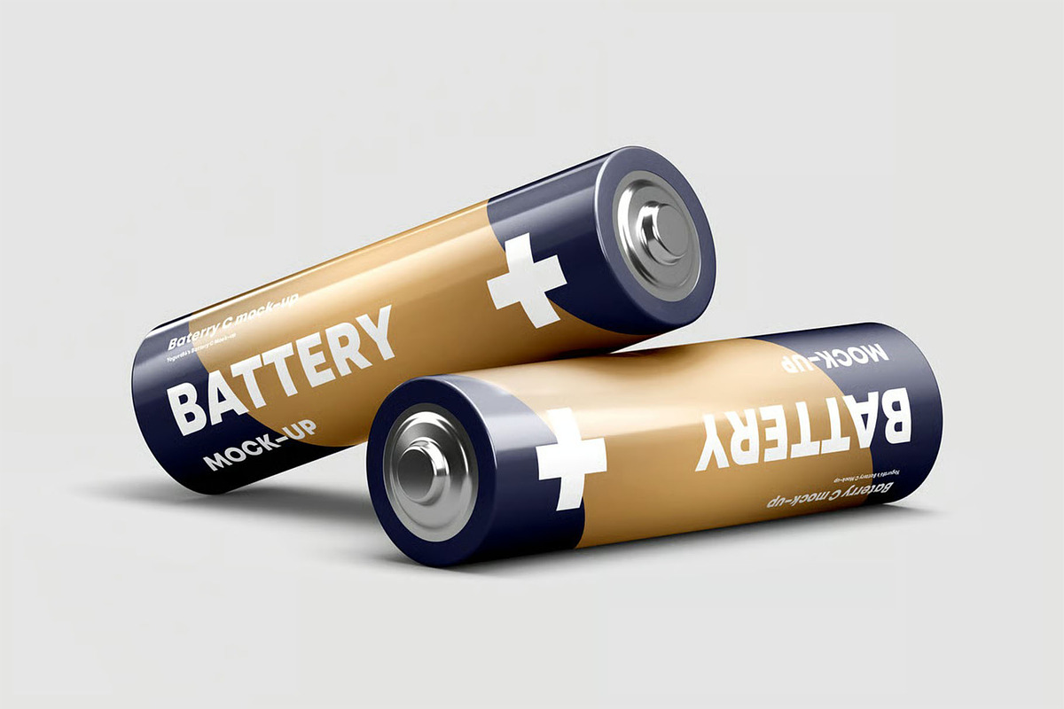 Battery AA Mock-up, a Product Mockup by zippypixelstudio (Photo 3 of 9)
