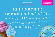 ModestFont, a Sans Serif Font by Designnina Shop (Thumbnail 11 of 14)