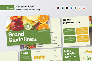 Freship - Organic Brand Guideline, a Magazine Template by productype1