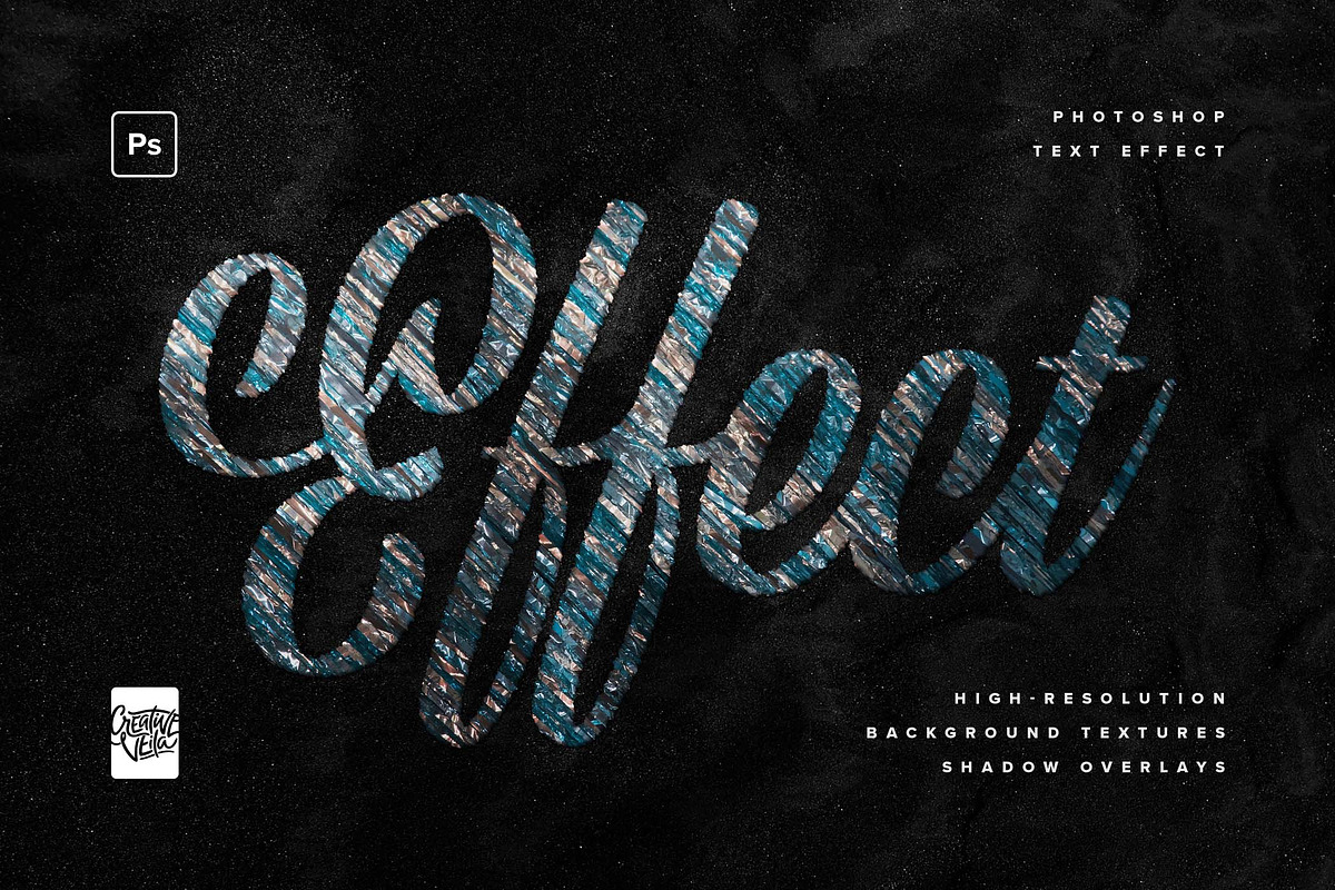 Glitter Photoshop Text Effects Pack, a Layer Style Add-On by veila.me (Photo 4 of 8)