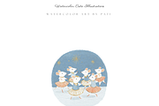 Blue Nutcracker Dreams Collection, an Illustration by Pati Paints (Thumbnail 6 of 10)