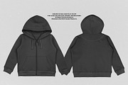 Realistic Zip Up Hoodie Kids mockup, a Hoody Mockup by Uncentrifuged Pressure (Thumbnail 3 of 5)