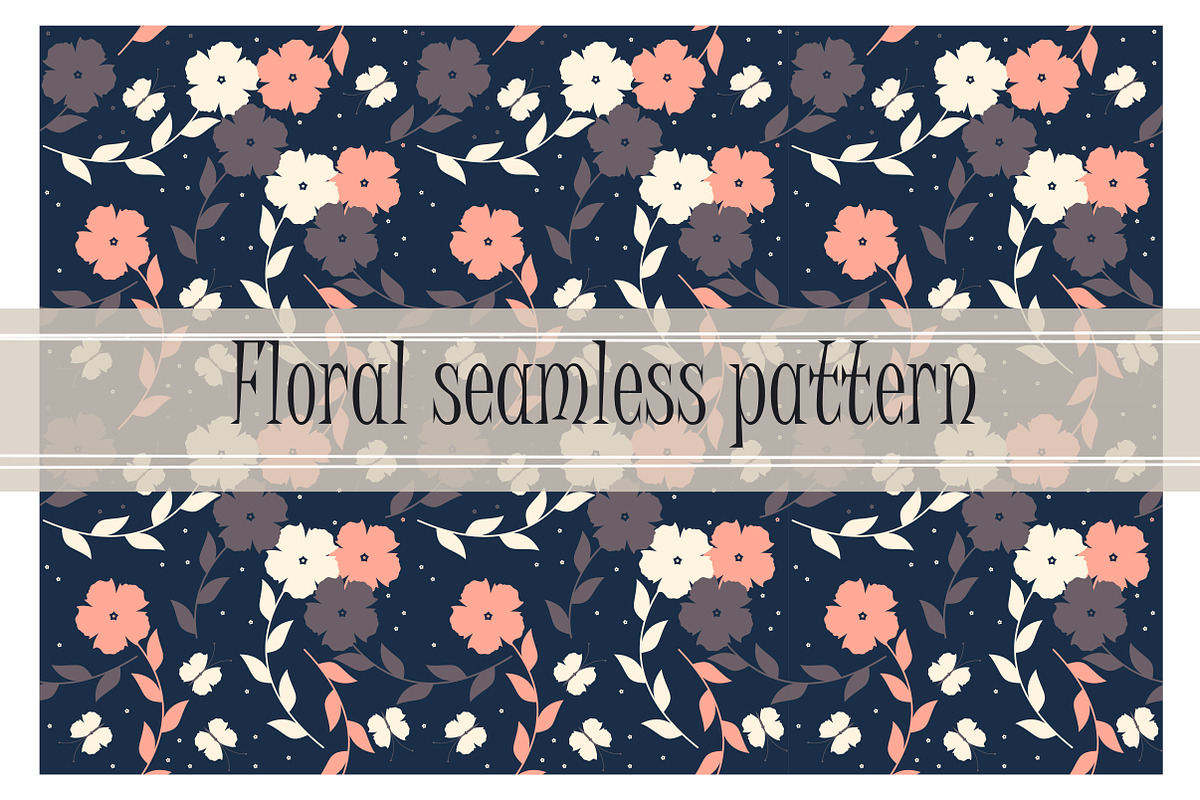 6 Floral patterns & 6 round frames, a Pattern Graphic by Daria Maier (Photo 3 of 8)