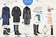 Trendy Fashion Items in Watercolor, an Illustration by Sweet Oh Sour (Thumbnail 4 of 5)