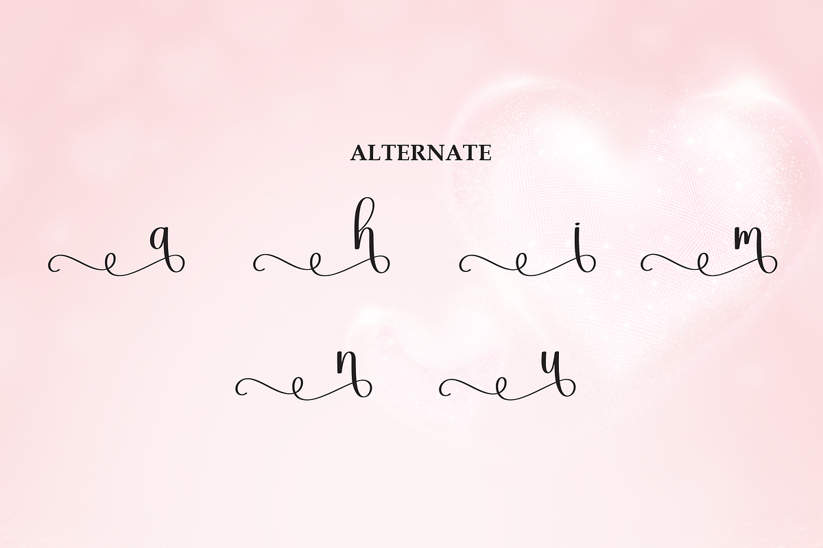 Valentine | Script Font, a Handwritten Font by Scratchones (Photo 8 of 9)