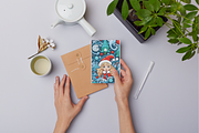 Christmas Card Design Bundle 6 Anime, a Card Template by Jay Major Designs (Thumbnail 3 of 10)
