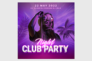 Night Club Flyer Template, a Flyer Template by Nayemtorjo (Thumbnail 3 of 4)