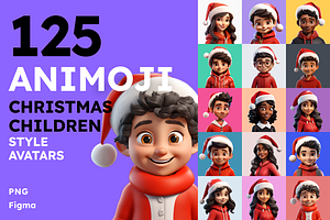 125 Animoji - Christmas Children