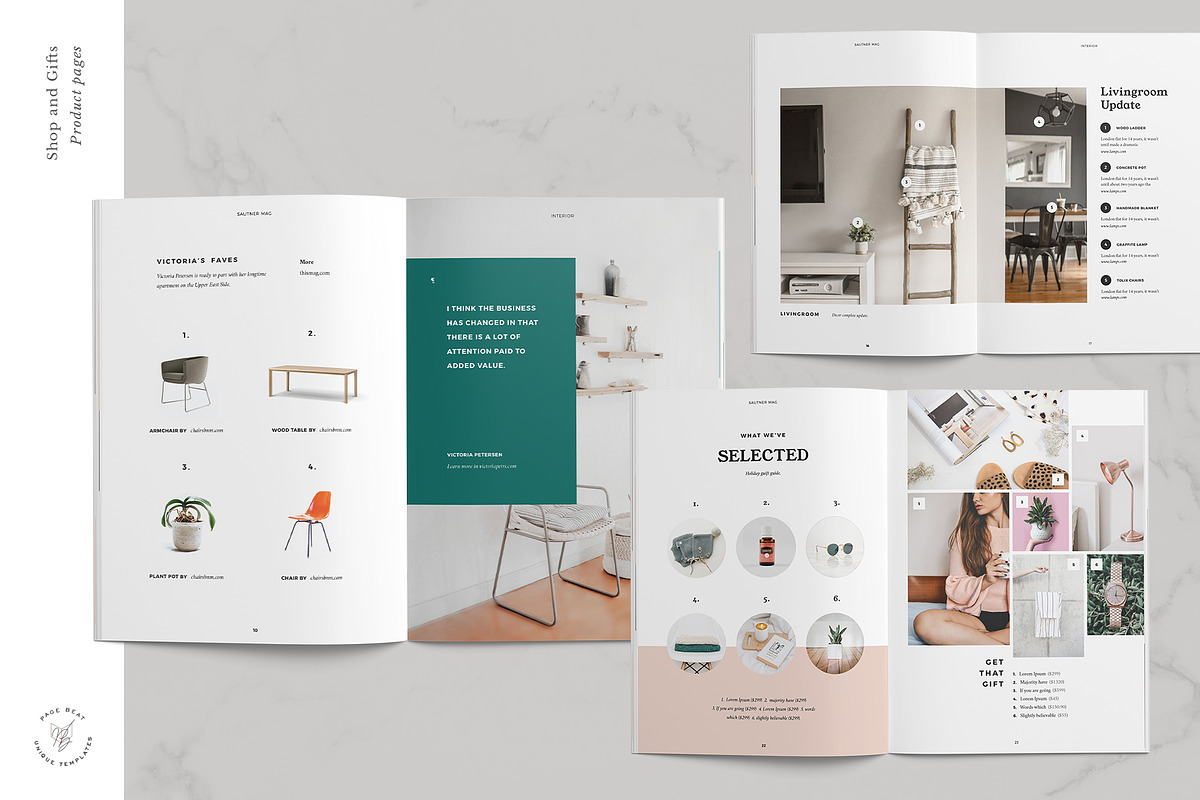 Saunter • Lifestyle Magazine, a Magazine Template by PageBeat (Photo 6 of 12)