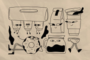 Coffee Break | Graphic collection, an Illustration by katieromanoff_art (Thumbnail 8 of 9)