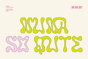 Moxen - Liquid Wavy Bubble Font, a Sans Serif Font by Casloop Studio (Thumbnail 4 of 9)