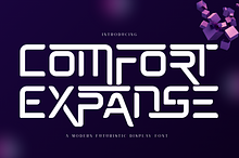 Comfort Expanse - Futuristic Font