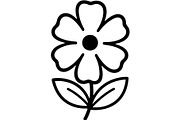 Cute Flower Silhouette Mega, an Object Graphic by Creativeshirt (Thumbnail 5 of 12)