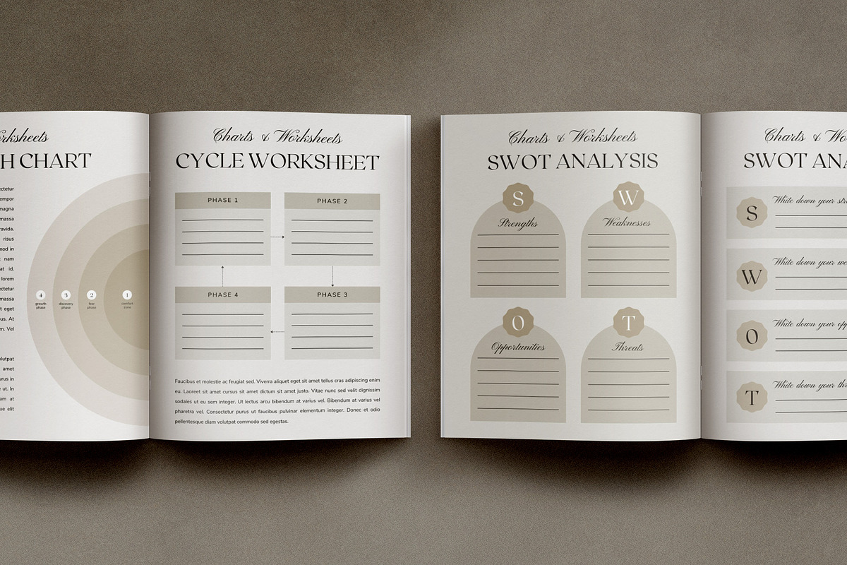 Coach + Course Creator Bundle CANVA, a Magazine Template by Studio Loire (Photo 41 of 76)