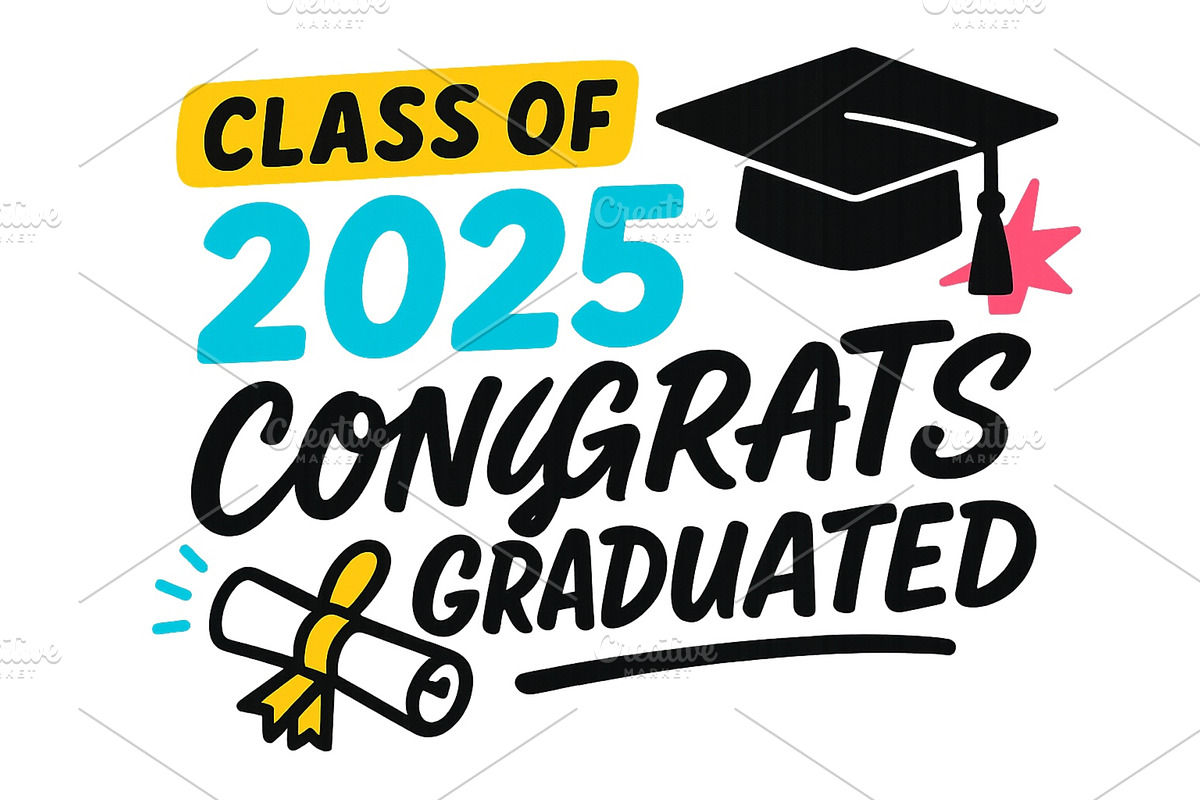 Graduation celebration design for, an Object Illustration by ZinetroN