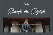 Black Fatal Brush Calligraphy Font, a Script Font by stylishtype.co (Thumbnail 4 of 20)
