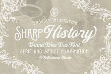Sharp History Vintage Serif & Script