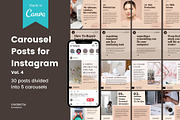 Instagram Carousel Vol. 4 | CANVA, a Social Media Template by bonadigitals (Thumbnail 1 of 7)