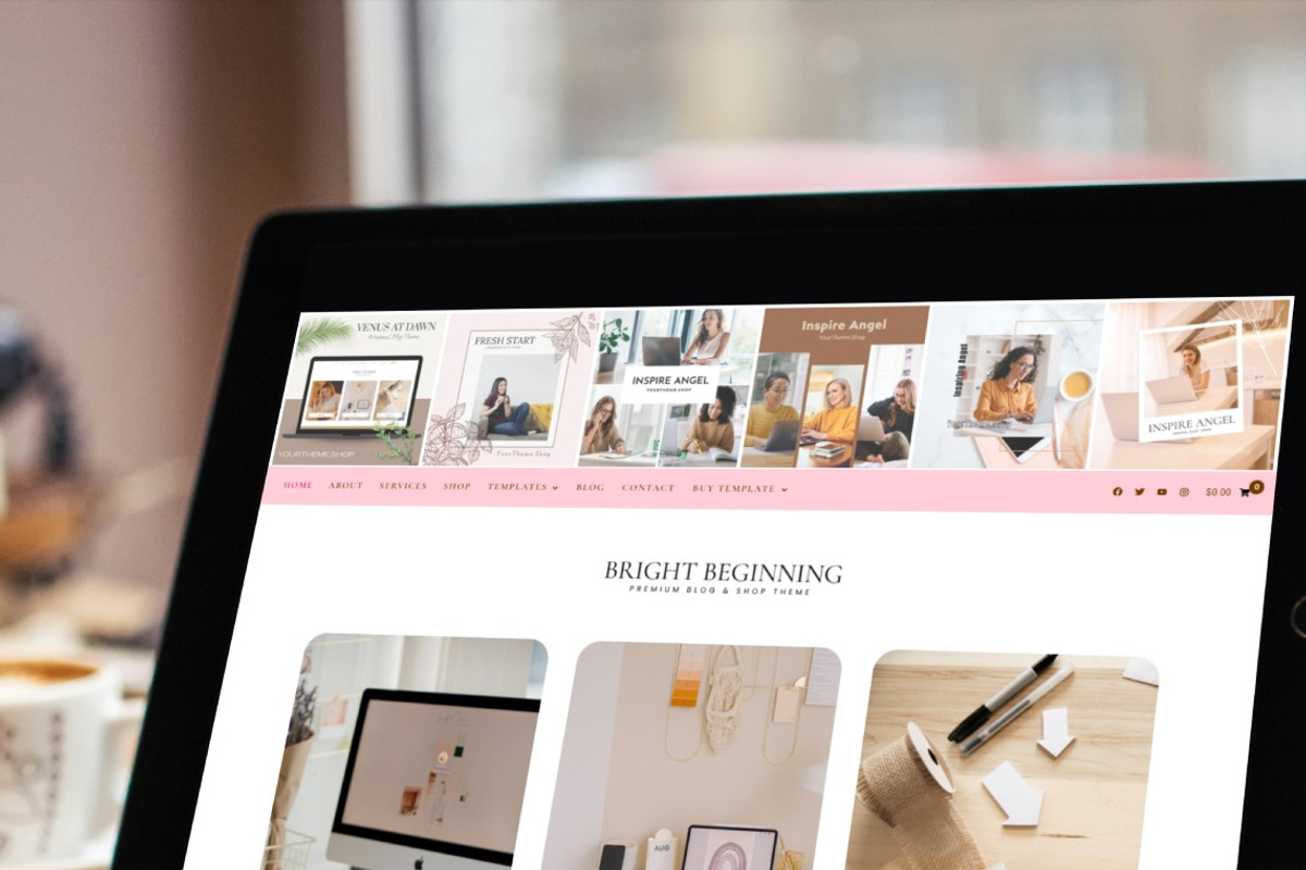 Bright Beginning - Responsive Shop WordPress Blog Theme preview 7