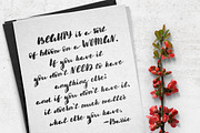 Luuna. Emotional Brush Font, a Script Font by Wewhitelist (Thumbnail 6 of 7)