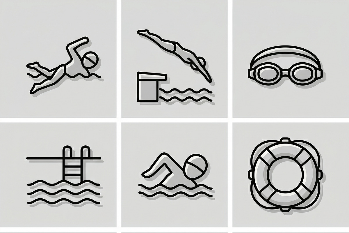 64 Fitness Workout Outline Icons, an Outline Icon by adenpinkstore (Photo 4 of 18)