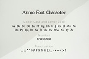 Azimo | Modern Sans Serif Font, a Script Font by Akrinity Digital (Thumbnail 2 of 3)