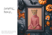 Halloween Spooky Frames Collection, a Household Mockup by mock-ups (Thumbnail 12 of 16)