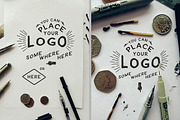 Hand Lettering Logo Mockups, a Product Mockup by BlueRobinDesignShop (Thumbnail 3 of 6)