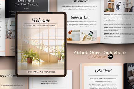Airbnb Guest Guidebook, a Magazine Template by Creatif Foundry