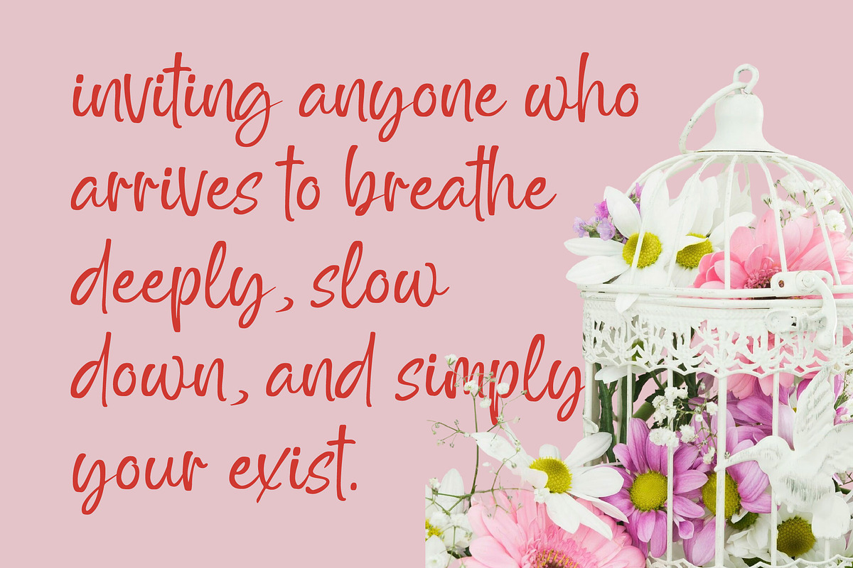 Outline Delighta Aesthetic Font, a Script Font by Letterena Studios Script (Photo 8 of 20)
