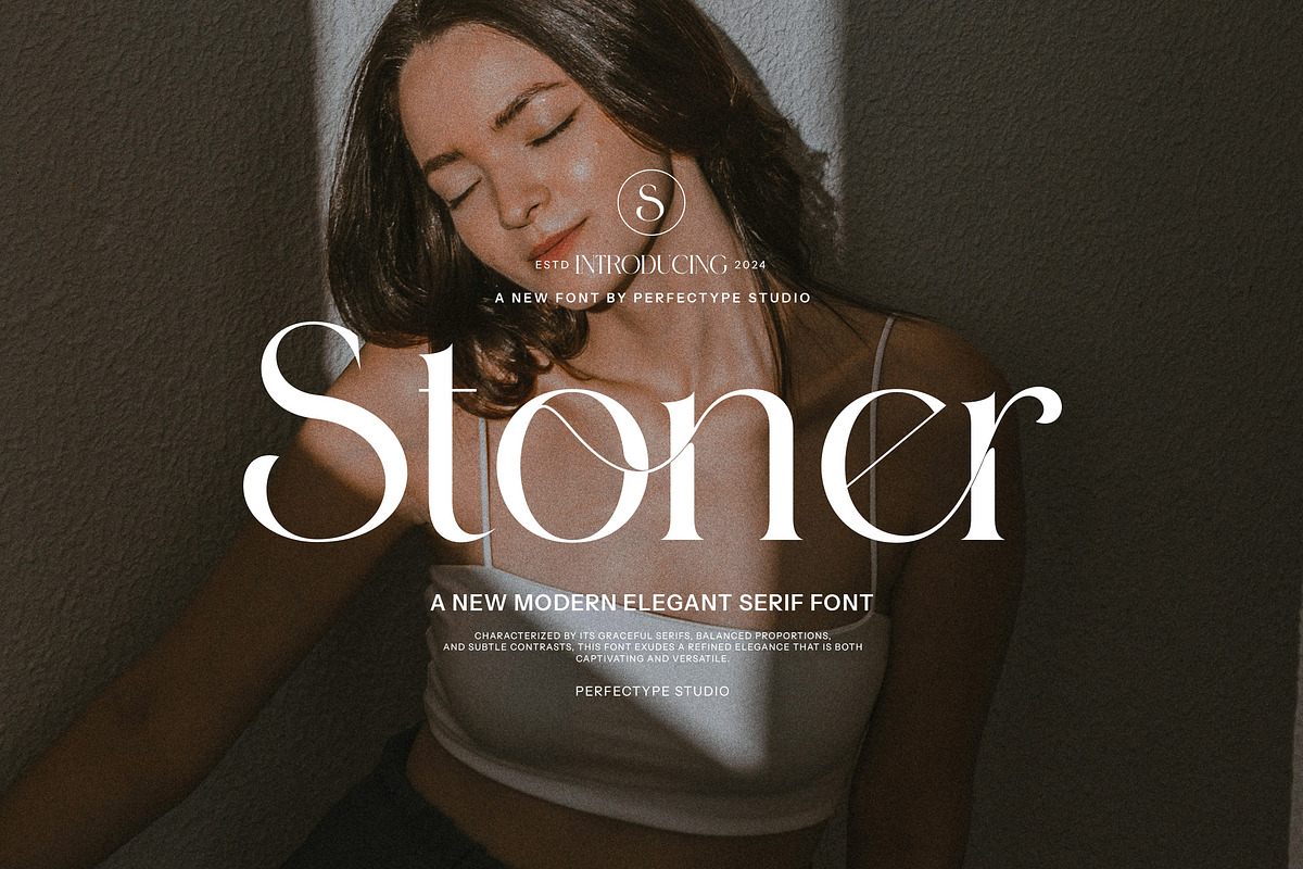 Stoner Modern Serif Font, a Serif Font by Perfectype (Photo 1 of 8)