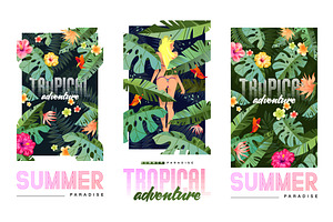 Tropical Summer Poster