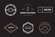 24 Vintage Logos & Badges Bundle, a Branding & Logo Template by Design District (Thumbnail 2 of 5)