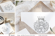 Antique Vintage Monogram Initial R, an Object Graphic by Antique Monograms (Thumbnail 2 of 4)