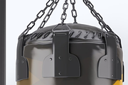 Boxing Bag Stand Mockup, an Advertising Mockup by Hubzway (Thumbnail 4 of 7)