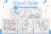 Cloud Tales Cute & Comfy, a Decorative Illustration by Design Station (Thumbnail 1 of 4)