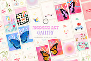 Modern Art Gallery 7, a Graphic by Wall Art Print Studio (Thumbnail 1 of 16)