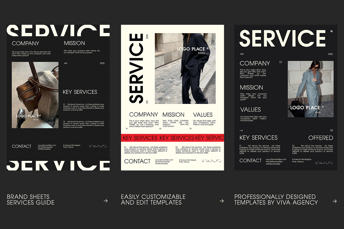 Bundle | 4 in 1 Brand & Business, a Presentation Template by Viva Agency (Photo 7 of 22)
