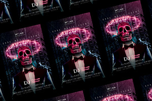 Halloween Club Flyer