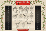 Procreate Christmas drink brushes, a Brush Add-On by PDknyStudio (Thumbnail 4 of 5)