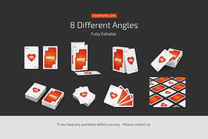 Playing Cards Mockup Set