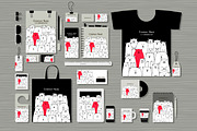 Card templates with white bears, a Card Template by Kudryashka (Thumbnail 2 of 14)